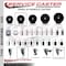 Service Caster 3-1/2'' Phenolic Swivel 1-1/4'' Expanding Stem Caster Total Lock Brake SCC-EXTTL20S3514-PHR-114 - alternate 2